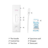 Kit de prueba rápida de anticuerpos de Brucella bovina veterinaria, tira de tarjeta para detección de brucelosis bovina, vaca, oveja y cabra