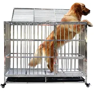Cage pliable en aluminium pour animaux de compagnie, chenils pour chiens, Cage pour chiens fabriquée en Extrusion d'aluminium
