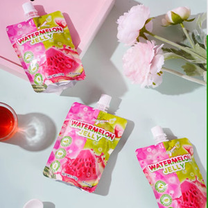 Ingrosso gelatina dimagrante collagene vitamina C dieta sana bevanda sapore anguria Konjac gelatina - Product Image 4
