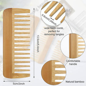 Ensemble de brosses à cheveux et de peignes en bambou élégant Cadeau parfait pour les amateurs de soins capillaires - Product Image 3