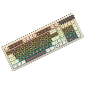 <span class=keywords><strong>Clavier</strong></span> mécanique OEM 98 touches double mode filaire/sans fil, rétroéclairage RGB 2.4G/BT5.0 4000mAh pour ordinateur portable/bureau/Mac - Product Image 2