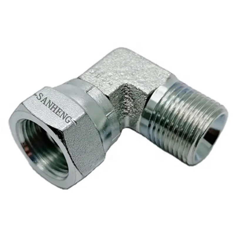 Sanheng Factory Codo hidráulico Acero inoxidable 316 Industrial BSP Macho Hembra Rosca Adaptador de tubería Accesorios de conector