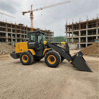 MX300FN China Gelenkiger Diesel-Miniradlader 3 Tonnen Kompakter 4x4 Radlader Hydraulischer Frontlader für den Bergbau