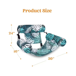 ที่นอนลอยน้ำแบบเป่าลมอเนกประสงค์ พร้อมพนักพิงตาข่ายพับได้ - Product Image 6