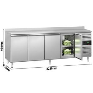 ตู้แช่เย็น GGM Gastro รุ่น ECO - 2230x700 มม. - 4 ประตู - ขอบยกสูง - Product Image 2
