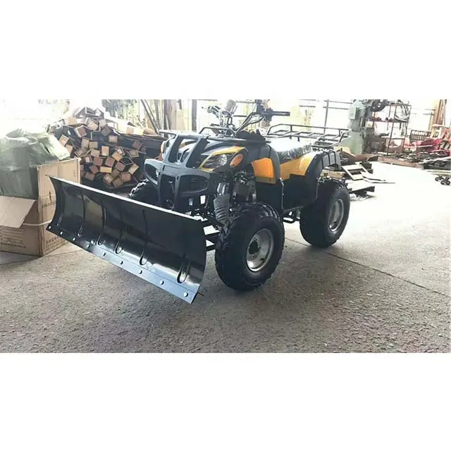 Four-wheel snowplow with a driving-type snow shovel vehicle Atv snow plow vehicle