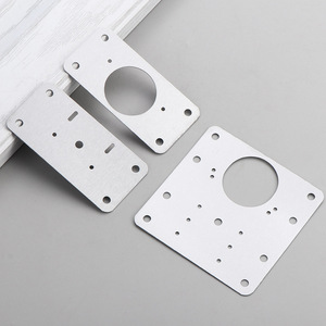 Plaque de réparation épaissie en acier inoxydable pour charnière de meuble, patch de fixation pour renforcement de porte - Produits d'usine Source Hardware - Product Image 2