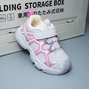 Petites chaussures blanches chaudes polyvalentes pour enfants simples neige hiver bébé coton chaussures <span class=keywords><strong>4</strong></span> à 6 ans décontracté automne chaussures d'intérieur - Product Image 5