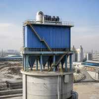 Neuer Ming Jing Hocheffizienter Puls-Jet-Kartuschen-Staubabscheider für Zementsilos, Industriell, 380V, Automatische Filtration, 1 Jahr Garantie