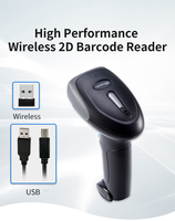 Escáner de Códigos de Barras OCR y QR con Soporte, Lector USB 2D para Puntos de Venta, Bibliotecas, Tiendas y Supermercados