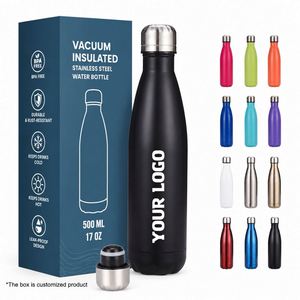 Custom Logo Print Sport Drink Bottle 500/750ml Stainless Water Bottles Insulated Cola Bottle Promo Corporate Event Business <b>Gift</b> - Product Image 1