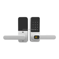 Cerradura Electrónica Inteligente RFID ANSI de un Solo Punto de Cierre para Puertas de Hotel con Software de Gestión para Control de Acceso a Habitaciones