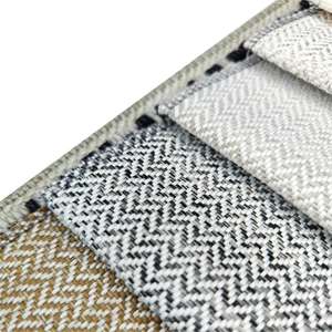 Luxe Lin Floral Moderne Tissu D'ameublement Canapés Rideaux Imperméable Plaine Chaîne Indien Coton Disponible Microfibre Stock Lots - Product Image 4