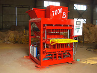 Machine automatique de fabrication de briques en terre cuite emboîtables, machine à mouler et à presser les blocs de terre compressible