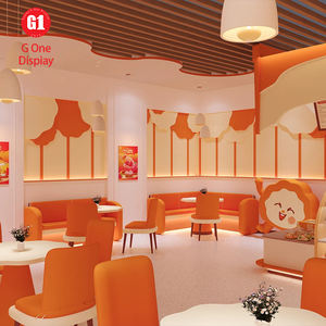 Muebles Modernos y Personalizables para Cafetería Rong Xin, Vitrinas, Mesas y Sillas, Aptos para Cafeterías y Panaderías - Product Image 3