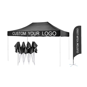 2x2 3x3 3x4.5 3x6 ngoài trời gấp nhôm thép triển lãm thương mại Lều gấp mái hiên nhà máy giá cho sự kiện bên - Product Image 1