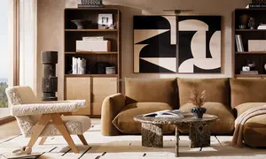 Juego de Sala de Estar de Lujo Estadounidense Contemporáneo Sassanid OEM, Sofá Modular Ryker de 3 Piezas - Product Image 6