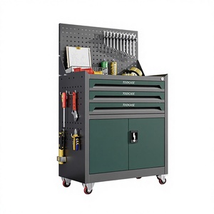 Carrito de Herramientas Multifuncional para Reparación de Automóviles, Acero, 1 Cajón, Capacidad de Carga de 250 kg, Taller Móvil de Grado Industrial, Cerradura con Llave - Product Image 3