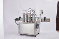 Machine de remplissage automatique à 4 têtes pour jus liquide, boissons, eau, lait, 30 ml-300 ml, 50 ml-500 ml, remplisseuse de bouteilles