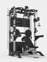 Station de musculation multifonctionnelle, robuste, avec Smith Machine, Cable Crossover, Rack à Squats et Station de Presse à banc, pour usage domestique et professionnel