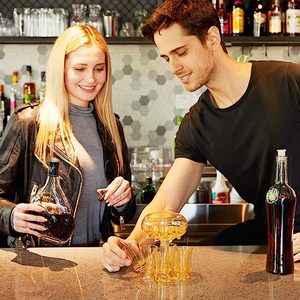Decantador de Vino y Dispensador de Shots para Bar con Soporte de PMMA y 6 Vasos Acrílicos para Todo Tipo de Fiestas - Product Image 6