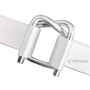 Cinghie Composite in Poliestere con Logo OEM 13 16 19 25 32mm 5/8 3/4 1 1-1/4 Pollici per Imballaggio Container e Pallet - Product Image 1