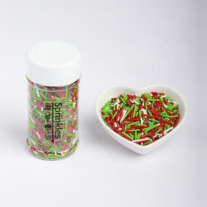 Новое поступление, съедобные смешанные посыпанные сахарным жемчугом, украшения для выпечки, ингредиенты для украшения рождественского печенья, торта - Product Image 6