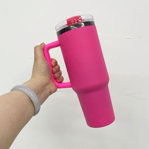 New Arrival 40oz <b>Black</b> Plated Double Walled Leak Proof Mug Cup 40 oz Colorful Removable Flip Straw Kids Tumbler for Uv Dtf <b>Wraps</b> - Product Image 3
