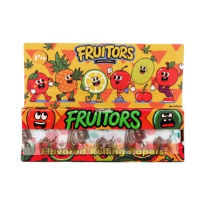 Papel de Liar de la Marca FRUITORS con Sabor a Frutas Mixtas de 78 mm con Patrón de Frutas Coloridas - Product Image 1