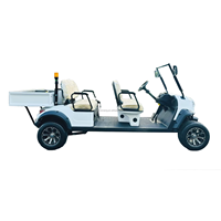 Chariot de golf de voiture de club de navette de patrouille sans auvent pour des stations de train d'aéroports