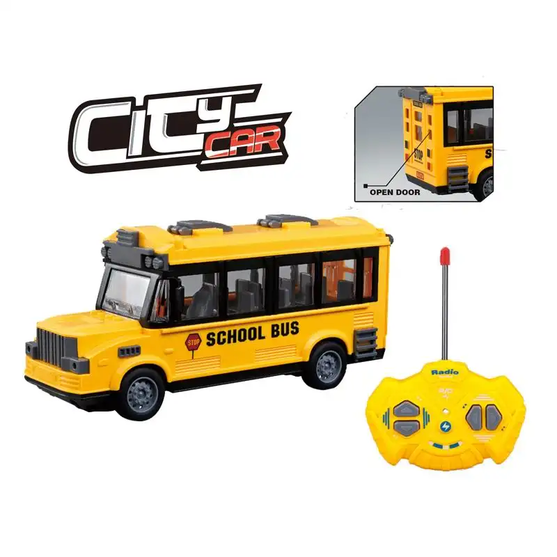 RCトラックスクールバスモデル車おもちゃキッズおもちゃ車RCホビーカー
