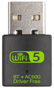 Adaptador Inalámbrico USB 2.0 Laiketai de 600Mbps, Doble Banda 2.4/5.8GHz, Modelo RTL8821CU -4510AC, <span class=keywords><strong>Dongle</strong></span> para PC/Laptop, Tipo Interno - Product Image 4