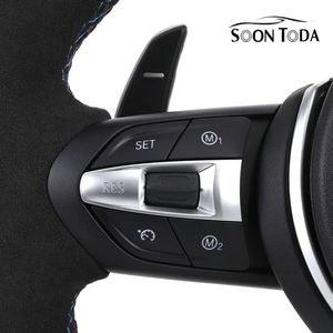 <span class=keywords><strong>พวงมาลัย</strong></span>กีฬาแบบกำหนดเอง รุ่น F Series F10/F20/F30 3/4 ก้าน หนังแท้ ปรับ<span class=keywords><strong>ขนาด</strong></span>ได้ (30-50 มม.) ใช้ได้กับรถยนต์ทั่วไป-QF - Product Image 5