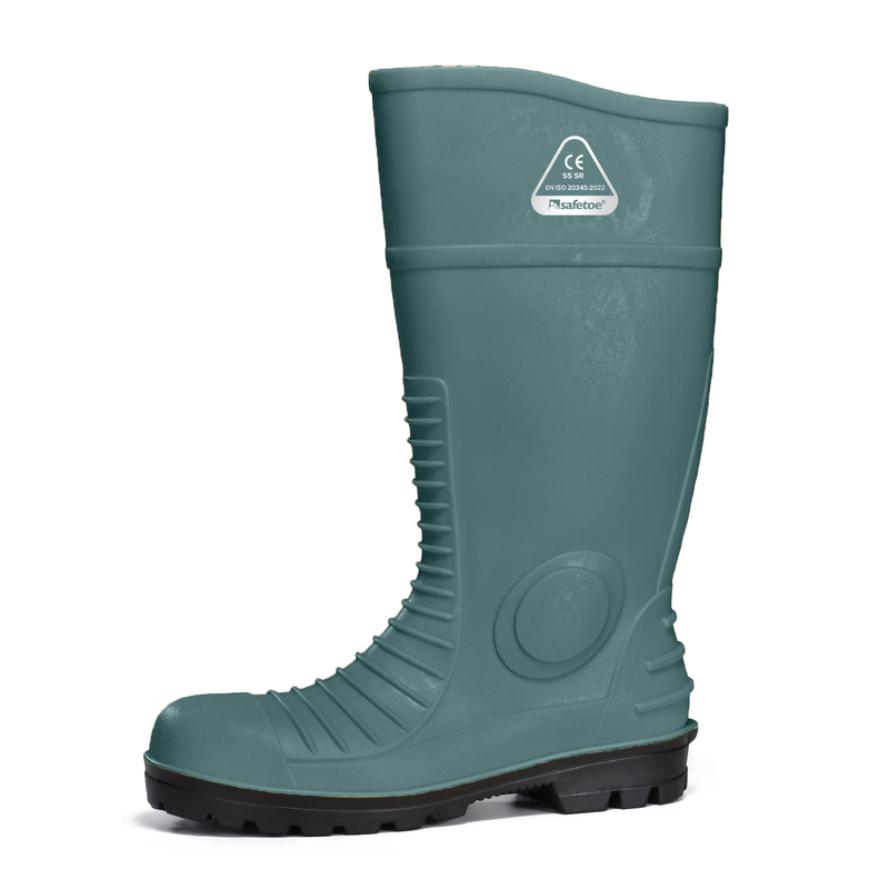 High Visibility PVC Safety Rain Boots