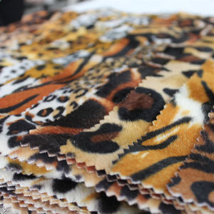 RedSun Textile Wholesaler <span class=keywords><strong>Tissu</strong></span> en fausse fourrure 100% polyester brillant, motifs tigre, léopard, lapin et animal, pour maillots de bain - Product Image 4