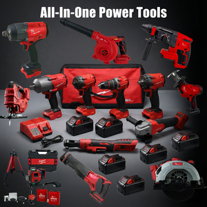 Milw Series 18V Lithium-Ion Brushless Cordless Combo Kit with 5.0 Ah Batteries, Charger, Tool Bags (Can Create Custom Sets.) - Product Image 6