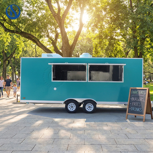 Remorque alimentaire mobile en acier inoxydable et fibre de verre Honlu, entièrement équipée pour la vente de fast-food, de glaces, de bière, de barbecue et de <span class=keywords><strong>burgers</strong></span> - Product Image 1