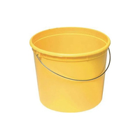 Poignée de seau de nettoyage en fil d'acier avec poignée en plastique, poignée métallique durable pour l'entretien ménager