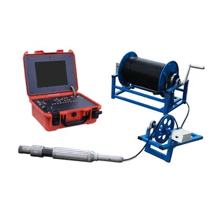 73mm Anti Corrosion Under Water Well Inspection Clear Image cctv 300m Manual Winch Borehole Camera