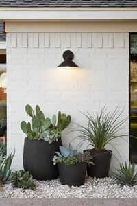 Pots <span class=keywords><strong>de</strong></span> fleurs pour la maison, décoration intérieure, jardinières, pots <span class=keywords><strong>de</strong></span> jardin extérieurs, pots <span class=keywords><strong>de</strong></span> plantes en fibre <span class=keywords><strong>de</strong></span> verre, jardinière nordique grande taille, carton CLASSIQUE, cylindre - Product Image 5