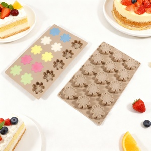 DIY Decoration 15-Compartment Petal Cookie Cake <b>Silicone</b> <b>Baking</b> Mold - Product Image 2