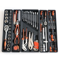 Ensemble d'outils OEM 85 pièces en acier au carbone traité thermiquement, comprenant des pinces, des tournevis et un ruban à mesurer, pour la réparation automobile