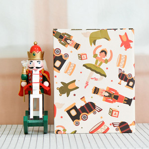 Figurine Casse-Noisette en Bois <span class=keywords><strong>Cheval</strong></span> à Bascule de 30 cm pour Décoration de Noël - Product Image 1