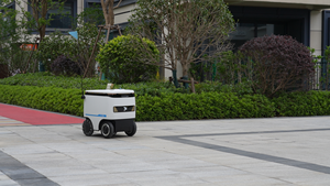 Robot de livraison de nourriture pour café, pizza, bière, colis, à emporter, service de livraison intérieur et extérieur - Product Image 2