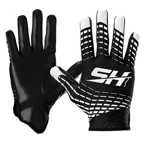 Pro Traction Football Receiver Gloves Enhanced Friction Palm Padding Comfortable Fit Protective <b>Gear</b> for Wide Receivers - Product Image 1
