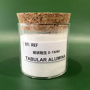 Fusion Tabular alumina digunakan untuk memproduksi berbagai bahan tahan api berbentuk kelas tinggi dan amorf