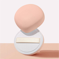 JLY Rubycell – Ensemble de houppettes ultra-douces en forme de goutte d'eau, aspect coton, double usage (humide/sec), ne retient pas la poudre, outil de beauté