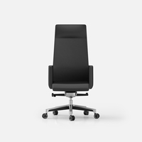 Chaise de bureau ergonomique pivotante moderne chromée personnalisée avec dossier réglable en hauteur pour le bureau à domicile et le salon