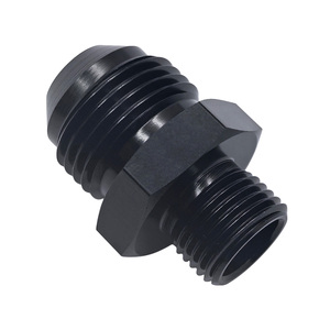 Adaptateur de refroidisseur d'huile CNC en aluminium AN10 vers raccord conique mâle 5/8-18 pour modification automobile, personnalisation disponible - Product Image 1