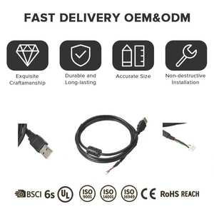 仪表设备线束组件 I/O 电缆 用于电机控制的 Delta 伺服编码器电缆 PBT/PVC 电脑电缆 摩托车电缆 - Product Image 4